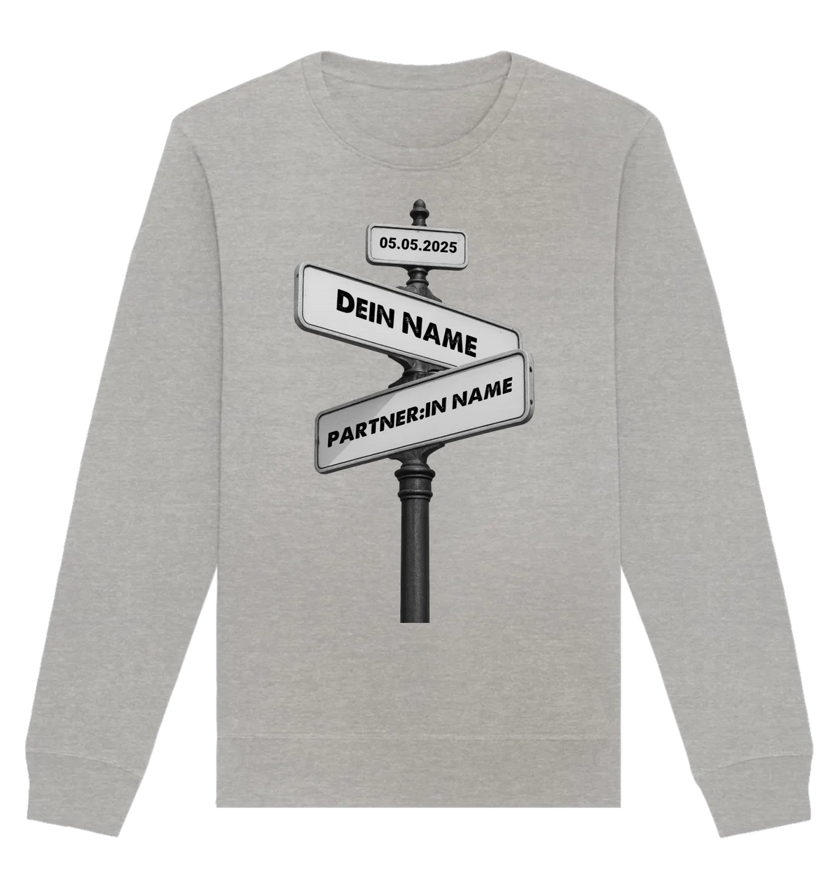 HalloGeschenk.de front-organic-basic-unisex-sweatshirt-c2c1c0-1116x