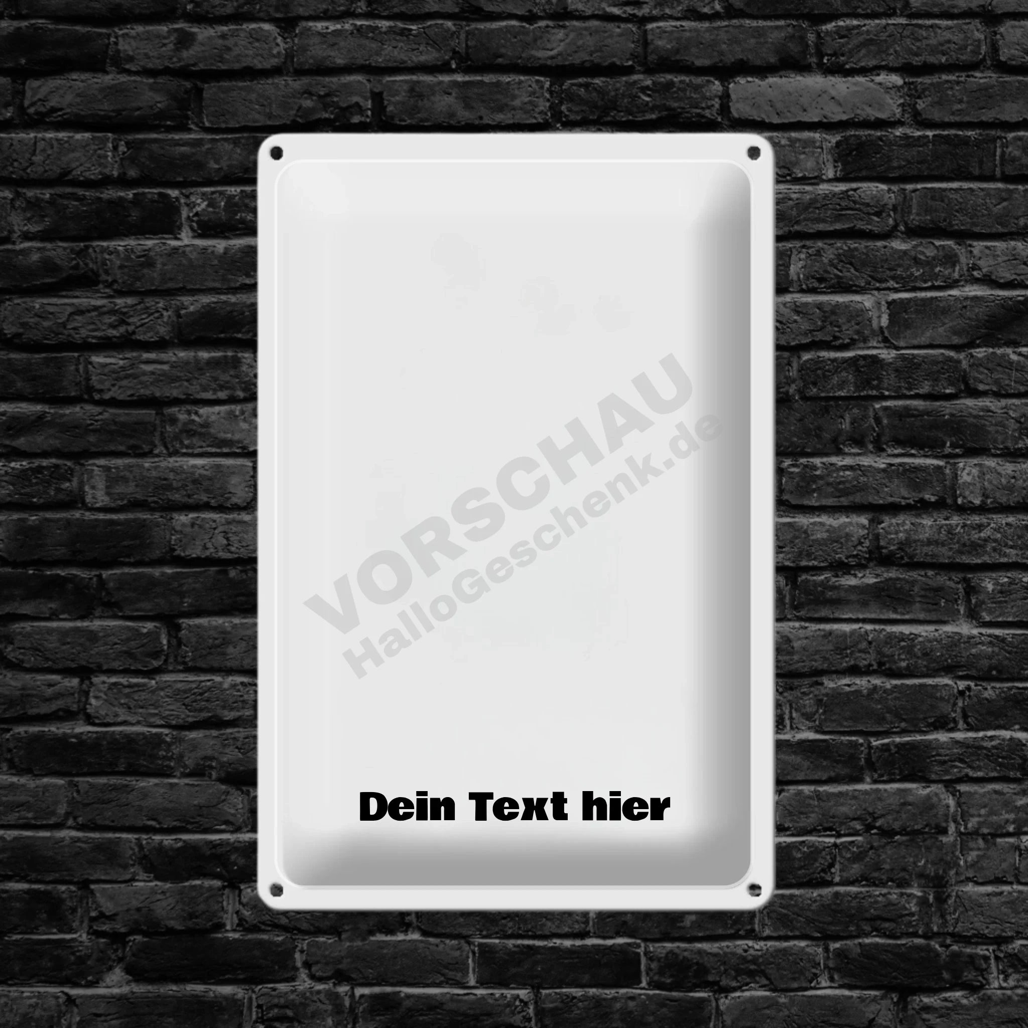 Mockup-Wand Schild 20x30 Hochkant Maske-7-Schild 20x30 Template Maske Hochkant