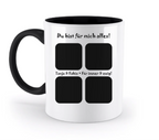 Tasse: Fotomotiv 4er Collage • spülmaschinenfest • personalisierbar