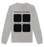 HalloGeschenk.de front-organic-basic-unisex-sweatshirt-c2c1c0-1116x