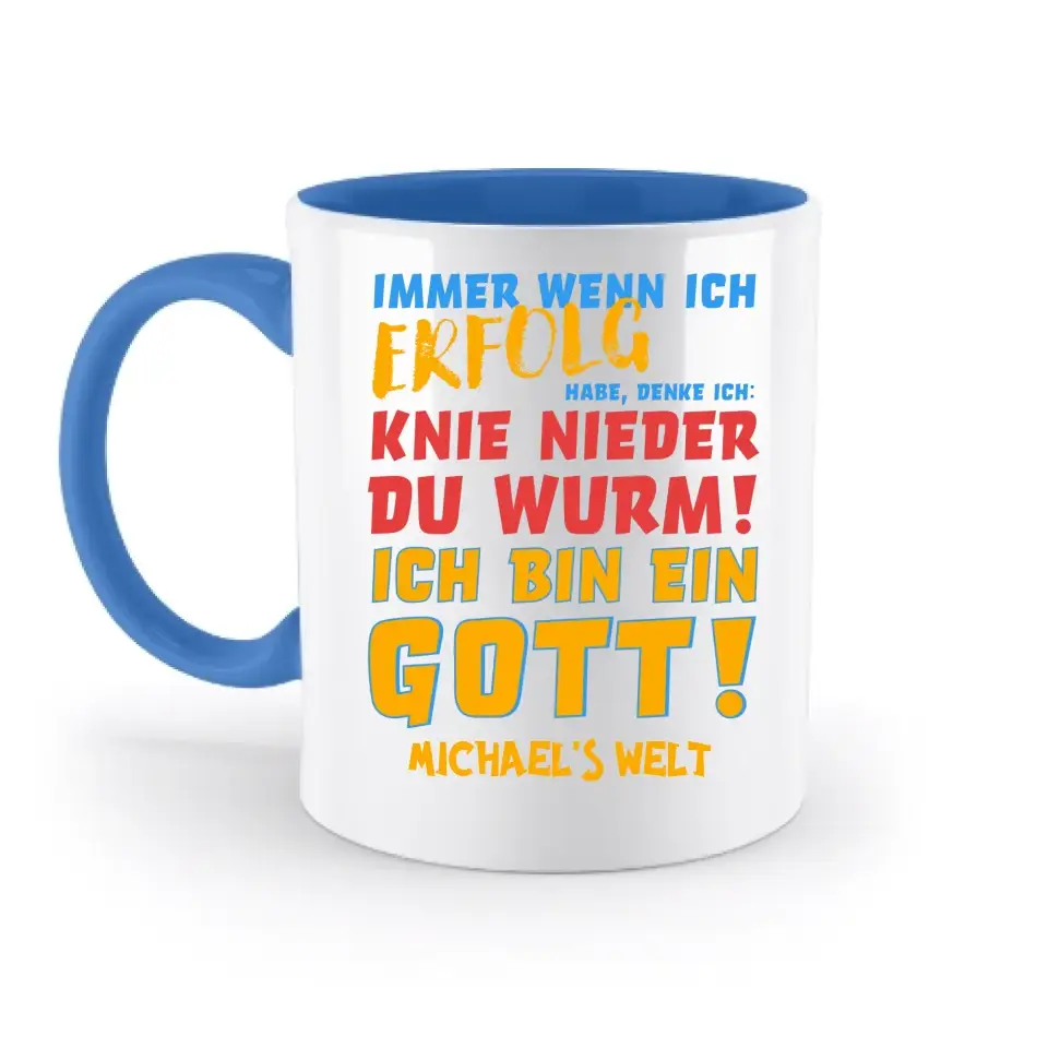 6in1-Kollektion: Immer wenn ich Erfolg + Wunschtext • personalisiert • Gott • diverse Artikel