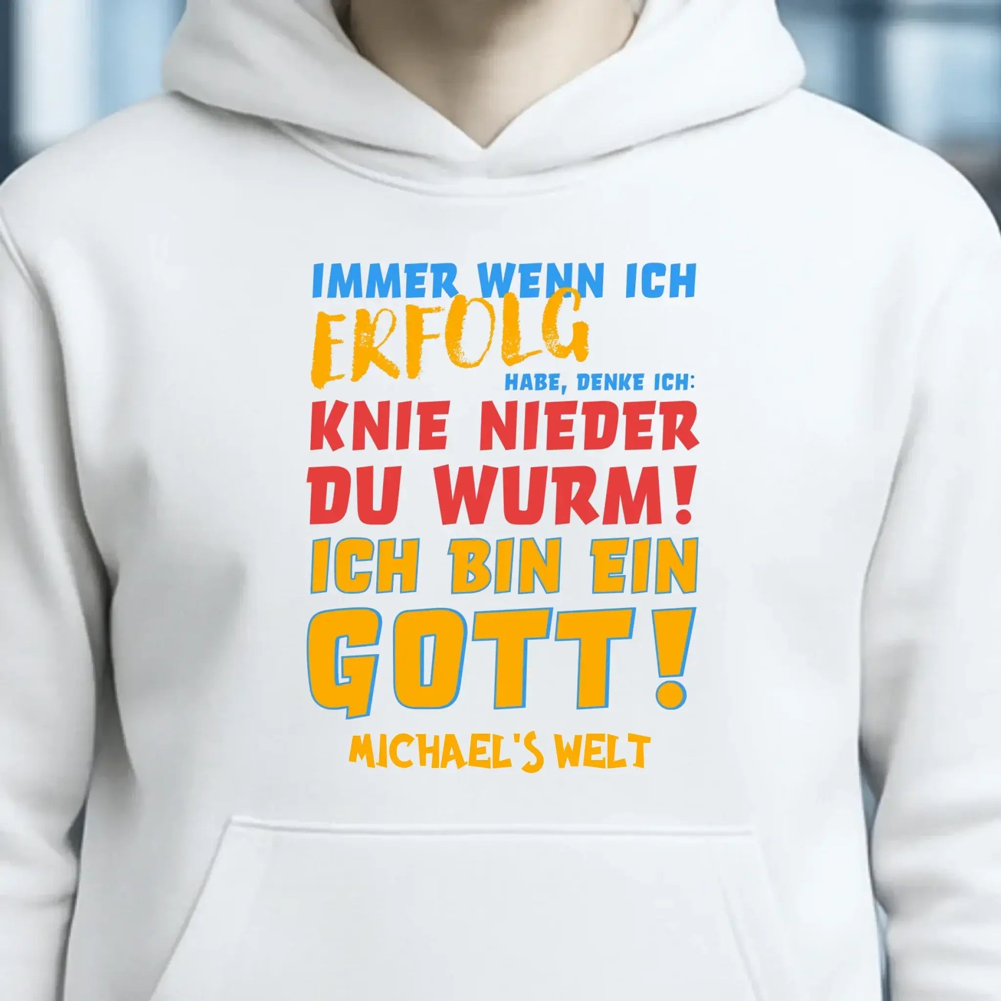 6in1-Kollektion: Immer wenn ich Erfolg + Wunschtext • personalisiert • Gott • diverse Artikel