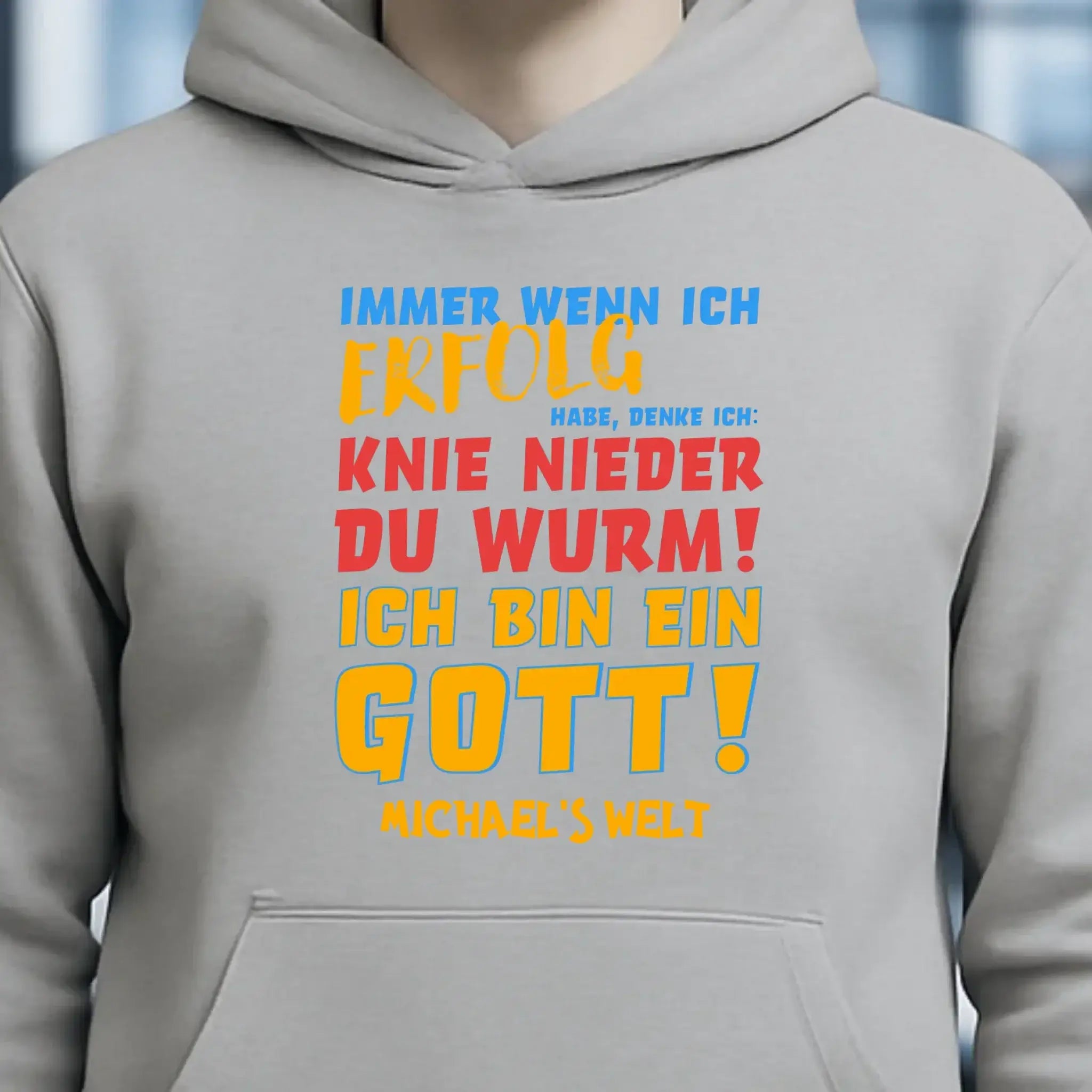 6in1-Kollektion: Immer wenn ich Erfolg + Wunschtext • personalisiert • Gott • diverse Artikel