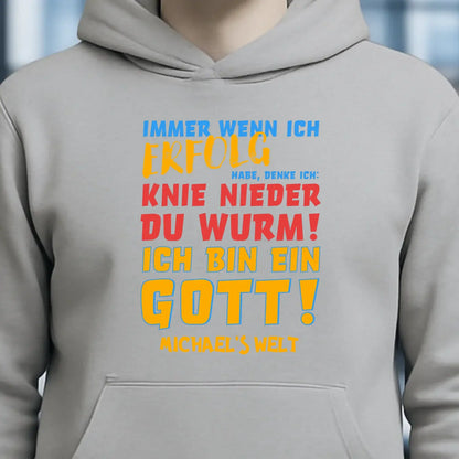 6in1-Kollektion: Immer wenn ich Erfolg + Wunschtext • personalisiert • Gott • diverse Artikel
