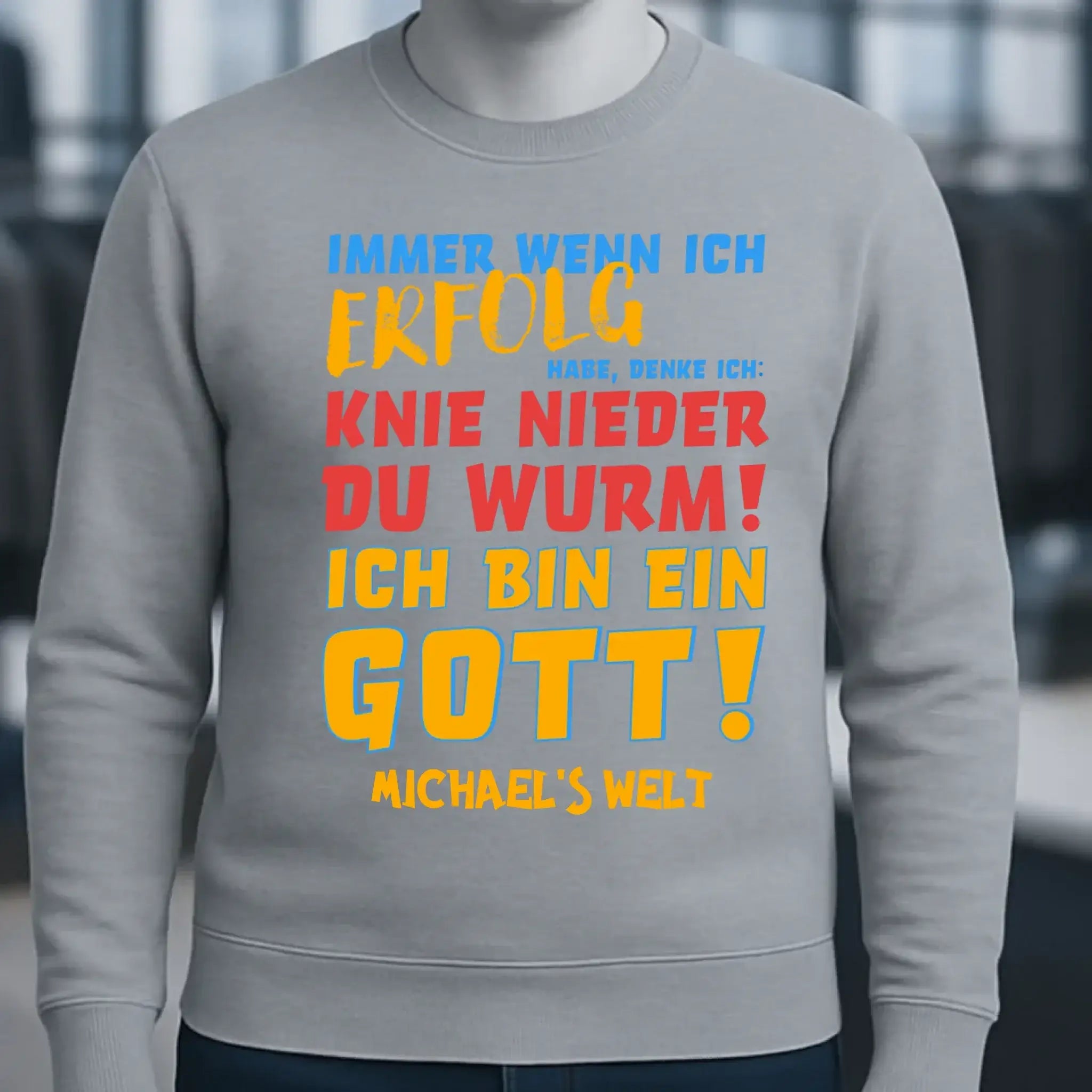 6in1-Kollektion: Immer wenn ich Erfolg + Wunschtext • personalisiert • Gott • diverse Artikel