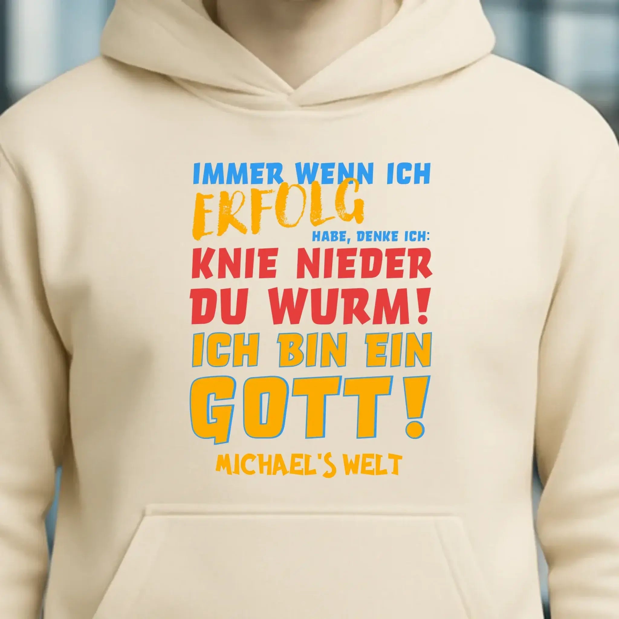6in1-Kollektion: Immer wenn ich Erfolg + Wunschtext • personalisiert • Gott • diverse Artikel