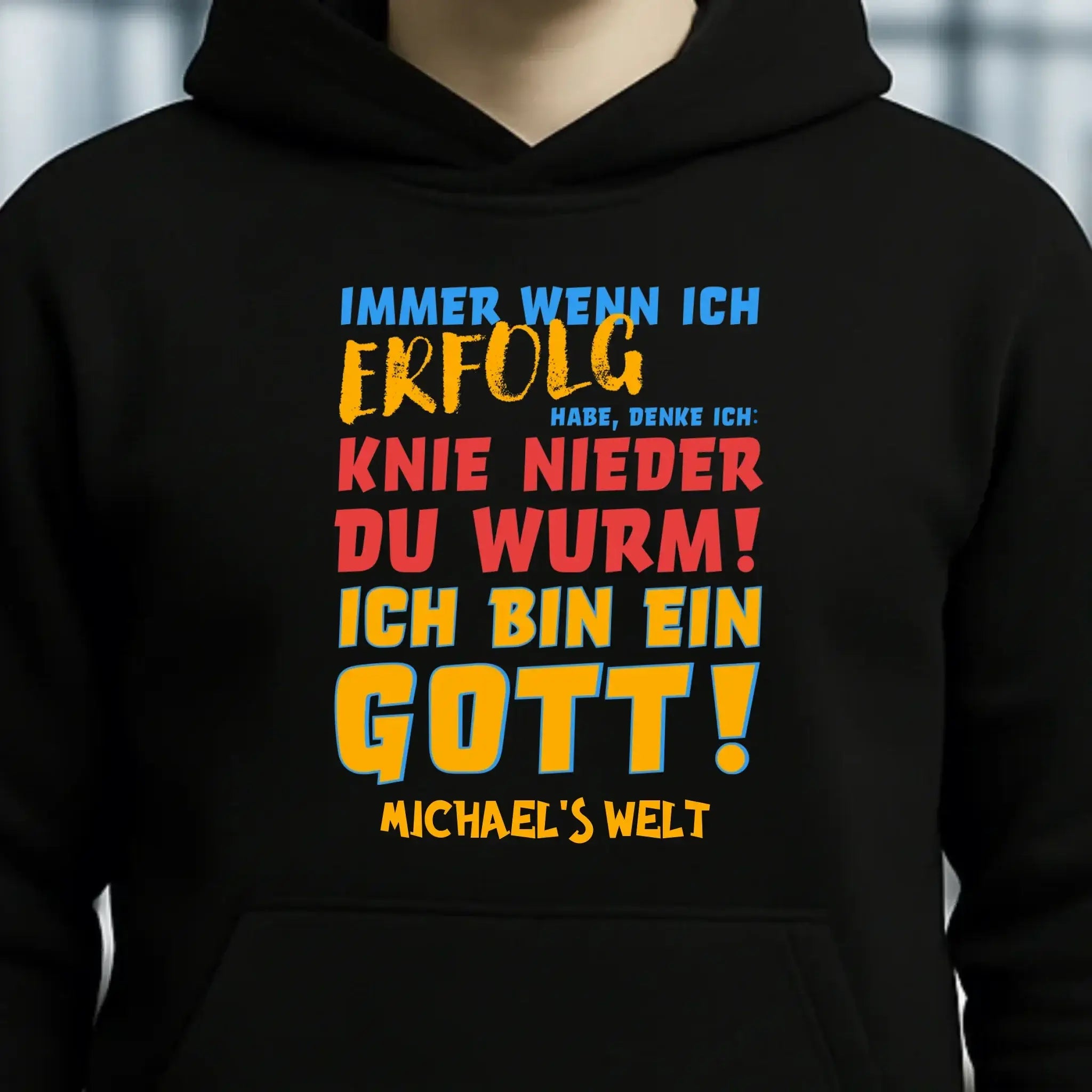 6in1-Kollektion: Immer wenn ich Erfolg + Wunschtext • personalisiert • Gott • diverse Artikel
