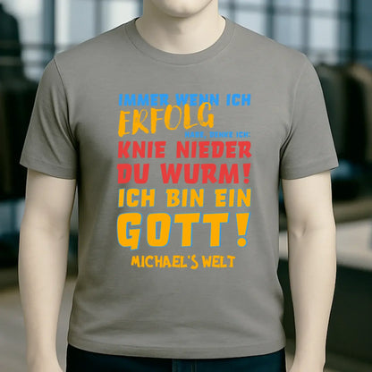 6in1-Kollektion: Immer wenn ich Erfolg + Wunschtext • personalisiert • Gott • diverse Artikel