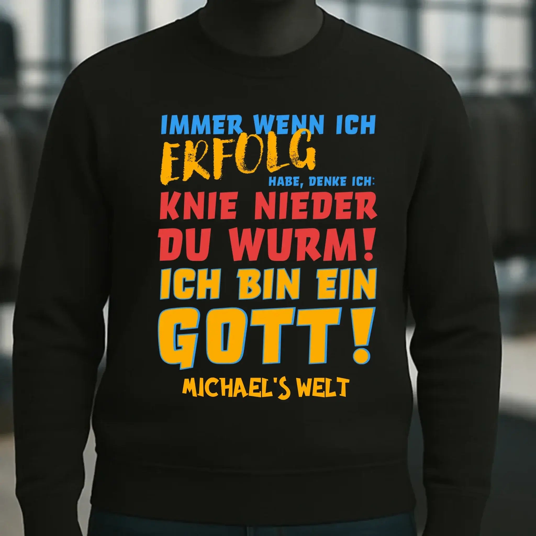 6in1-Kollektion: Immer wenn ich Erfolg + Wunschtext • personalisiert • Gott • diverse Artikel