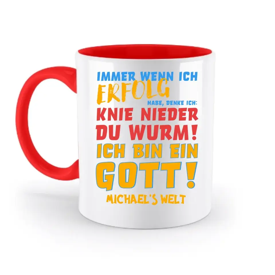 6in1-Kollektion: Immer wenn ich Erfolg + Wunschtext • personalisiert • Gott • diverse Artikel