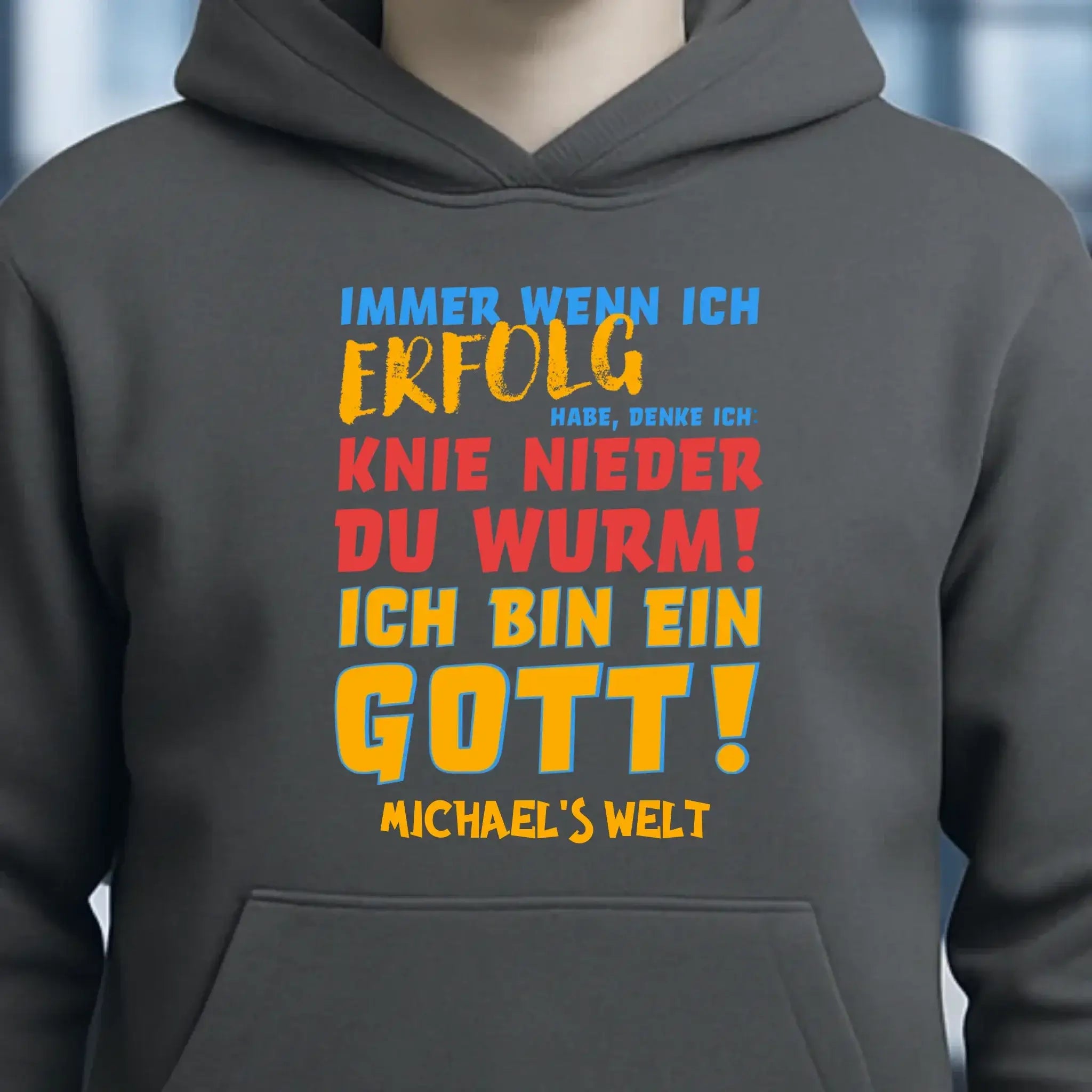 6in1-Kollektion: Immer wenn ich Erfolg + Wunschtext • personalisiert • Gott • diverse Artikel