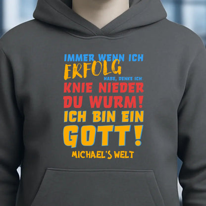 6in1-Kollektion: Immer wenn ich Erfolg + Wunschtext • personalisiert • Gott • diverse Artikel