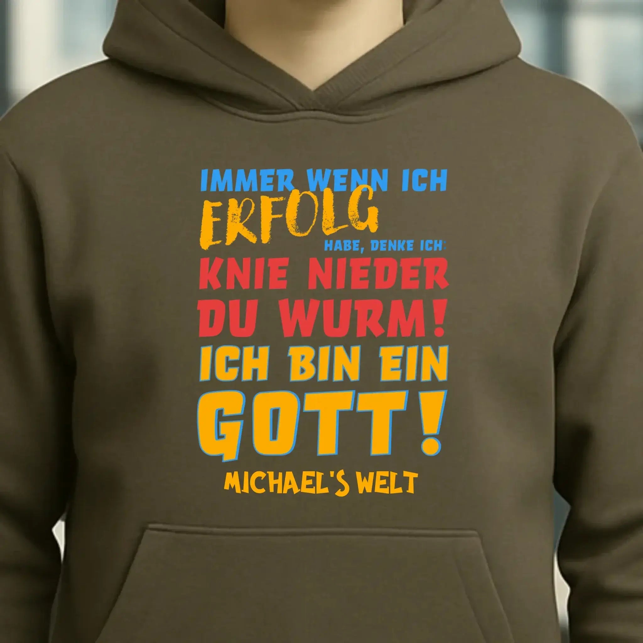 6in1-Kollektion: Immer wenn ich Erfolg + Wunschtext • personalisiert • Gott • diverse Artikel