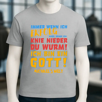 6in1-Kollektion: Immer wenn ich Erfolg + Wunschtext • personalisiert • Gott • diverse Artikel