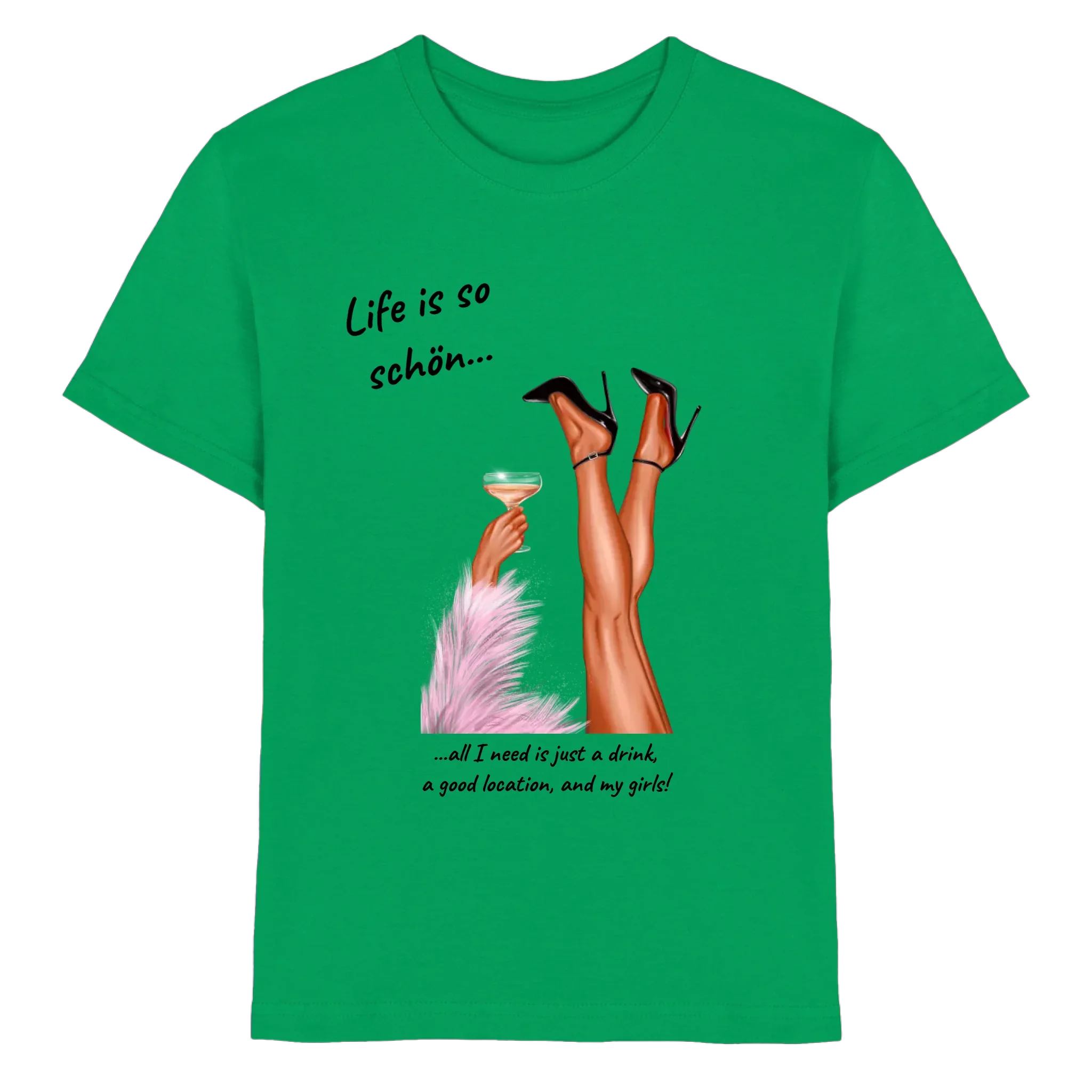 Ladies: Party-Beine • mehrere Artikel • ’Statement-Collection’ • Wunschtext • personalisierte Figuren - Premium Kinder