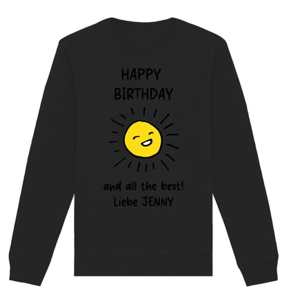 Geburtstag Motiv 5 ’Verwandte’-Girl • mehrere Artikel • ’Statement-Collection’ • Wunschtext • Mein - Unisex Sweatshirt