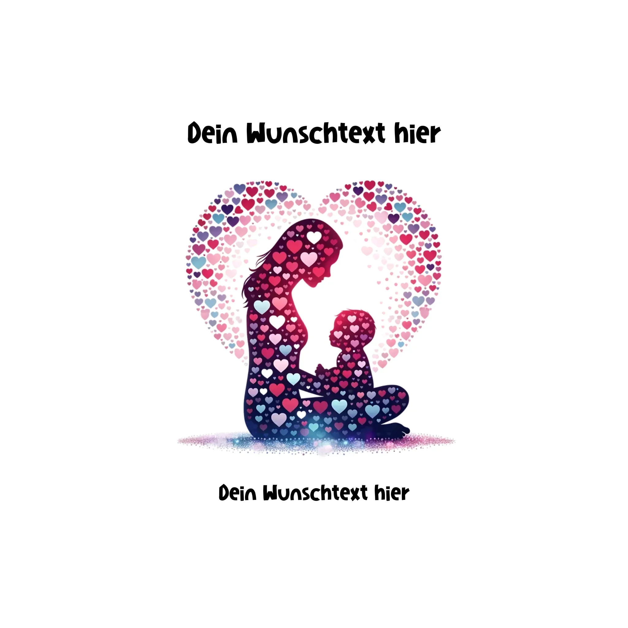 Mutter und Kind (17 Motive) • mehrere Artikel • ’Statement-Collection’ • Wunschtext • Mein Motiv • Beste Mama