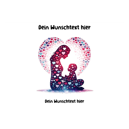 Mutter und Kind (17 Motive) • mehrere Artikel • ’Statement-Collection’ • Wunschtext • Mein Motiv • Beste Mama
