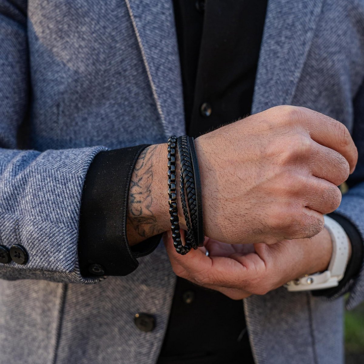 Lederarmband "Hero"
