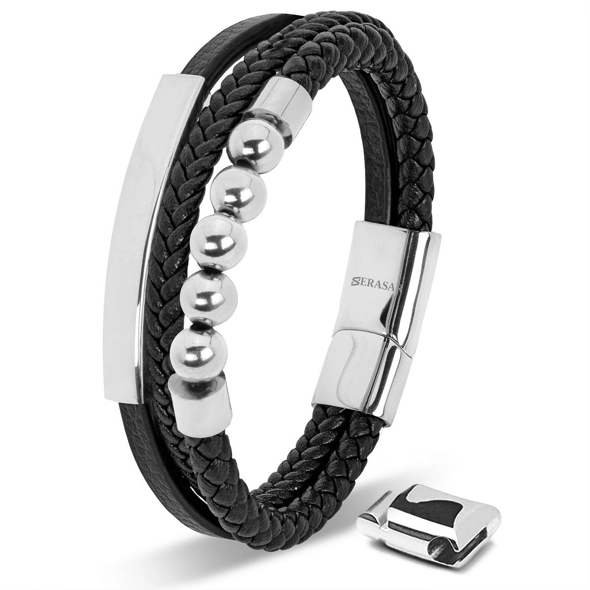 Lederarmband „Perle“