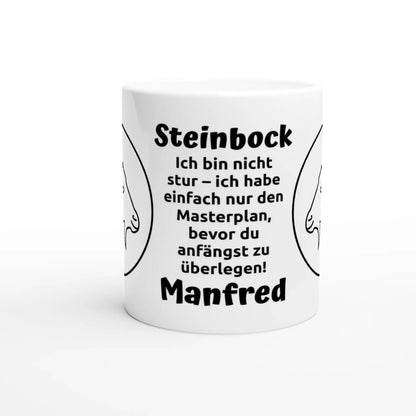 Mit 3D-Vorschau: 12 Sternzeichen mit Name + personalisierten Sprüchen • zweifarbige Tasse