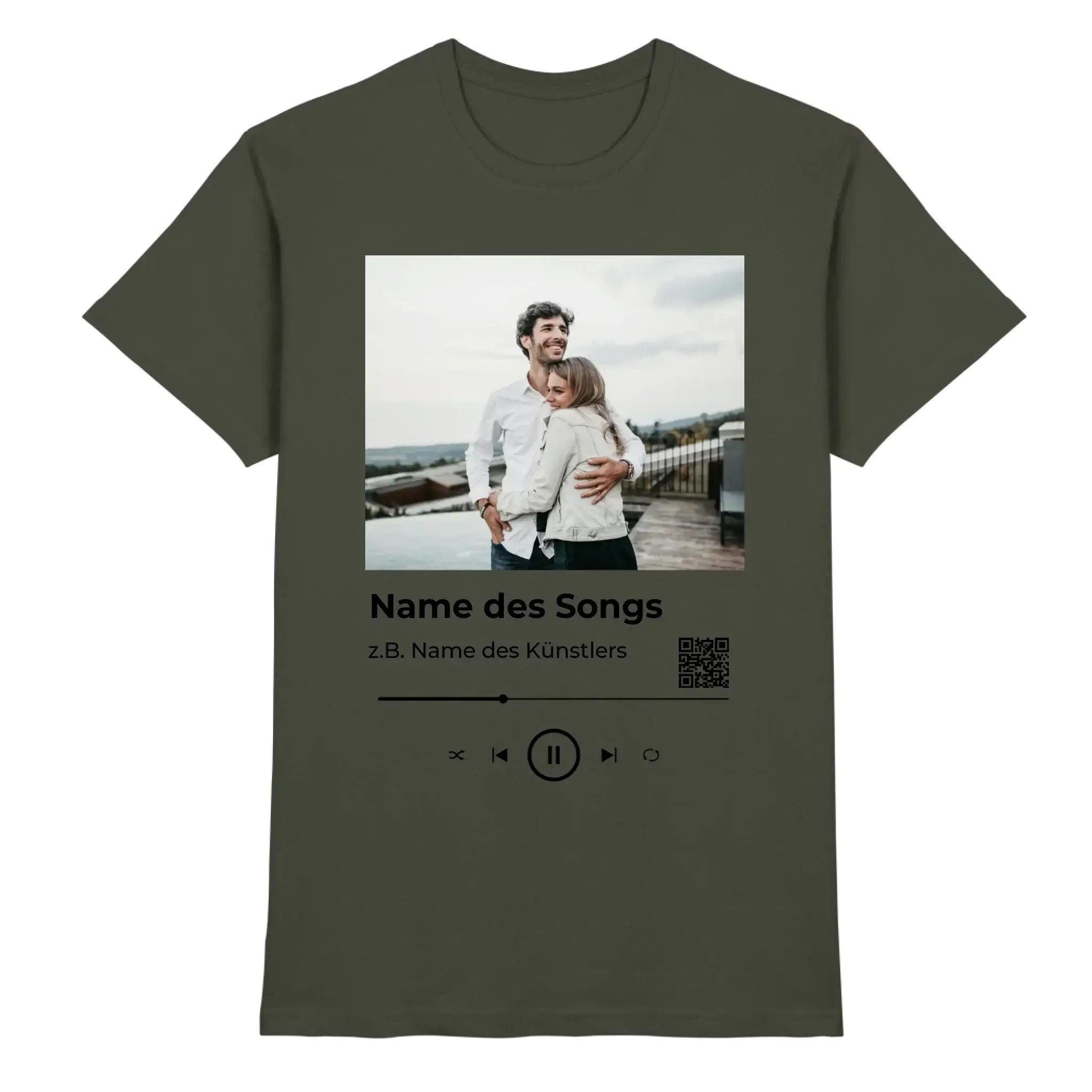 Spotify-Fotomotiv • mehrere Artikel • ’Statement-Collection’ • Wunschtext • Mein Fotomotiv - Premium Herren T-Shirt