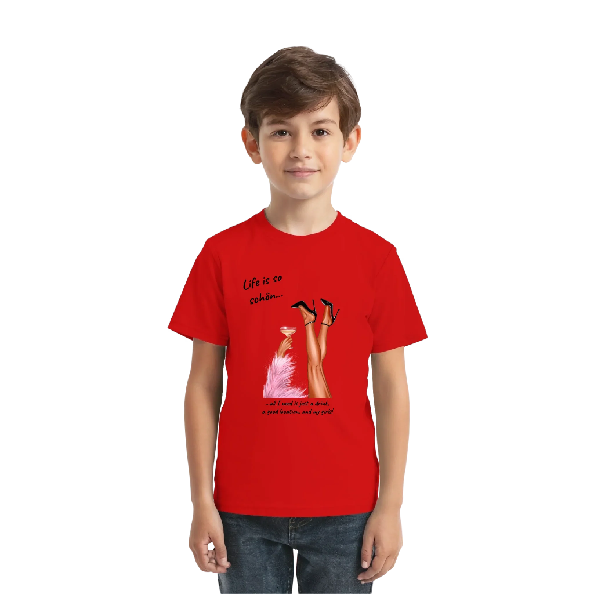 Ladies: Party-Beine • mehrere Artikel • ’Statement-Collection’ • Wunschtext • personalisierte Figuren