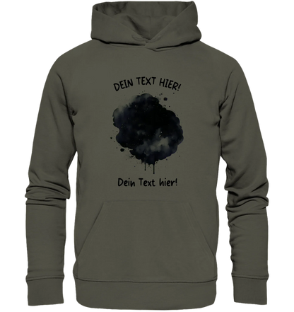 KI-Cartoon-Effekt Splash • mehrere Artikel • ’Statement-Collection’ • Wunschtext • Mein Fotomotiv - Unisex Hoodie • Bio