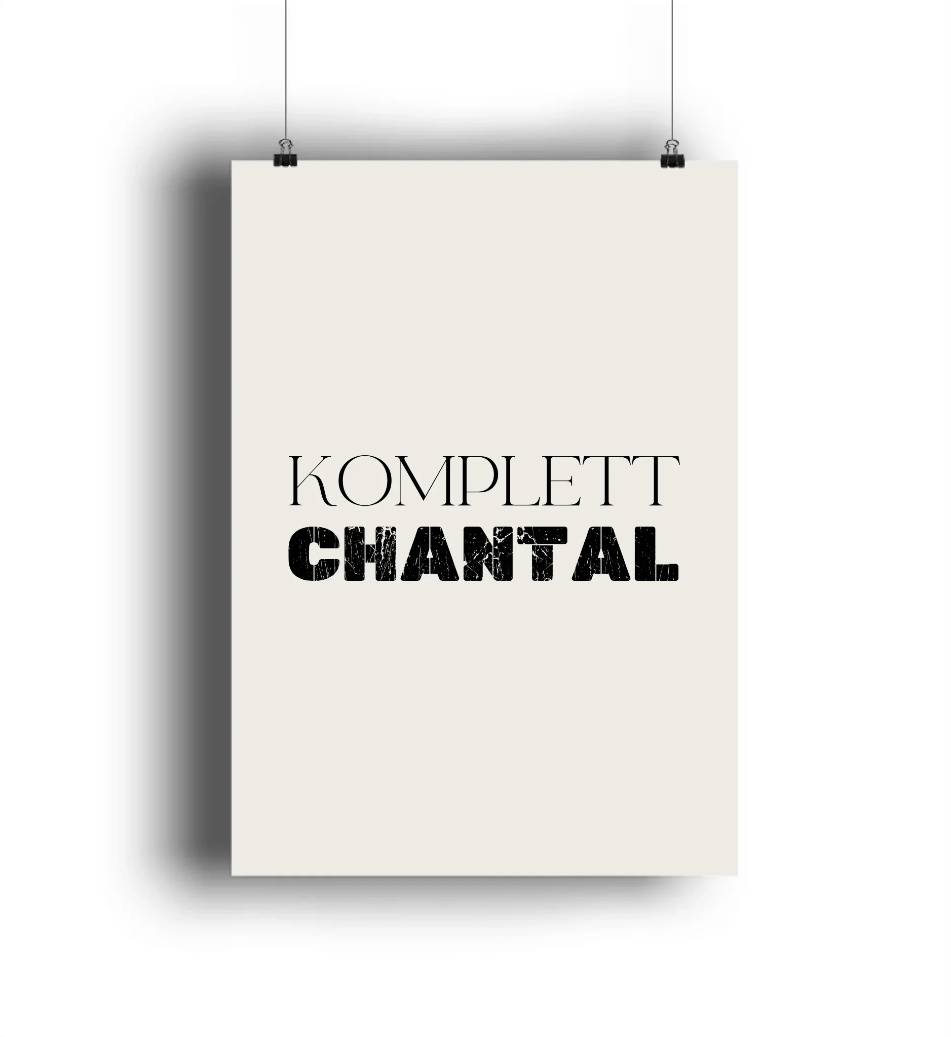 Sprüche mit Namen 7 • mehrere Artikel • ’Statement-Collection’ • Wunschtext • personalisierte Textmotive - POSTER