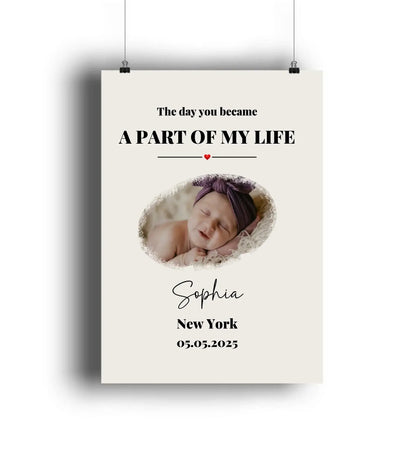 Splash Mid • mehrere Artikel • ’Statement-Collection’ • Wunschtext • Mein Fotomotiv - POSTER / 4C-Print / DIN-A2