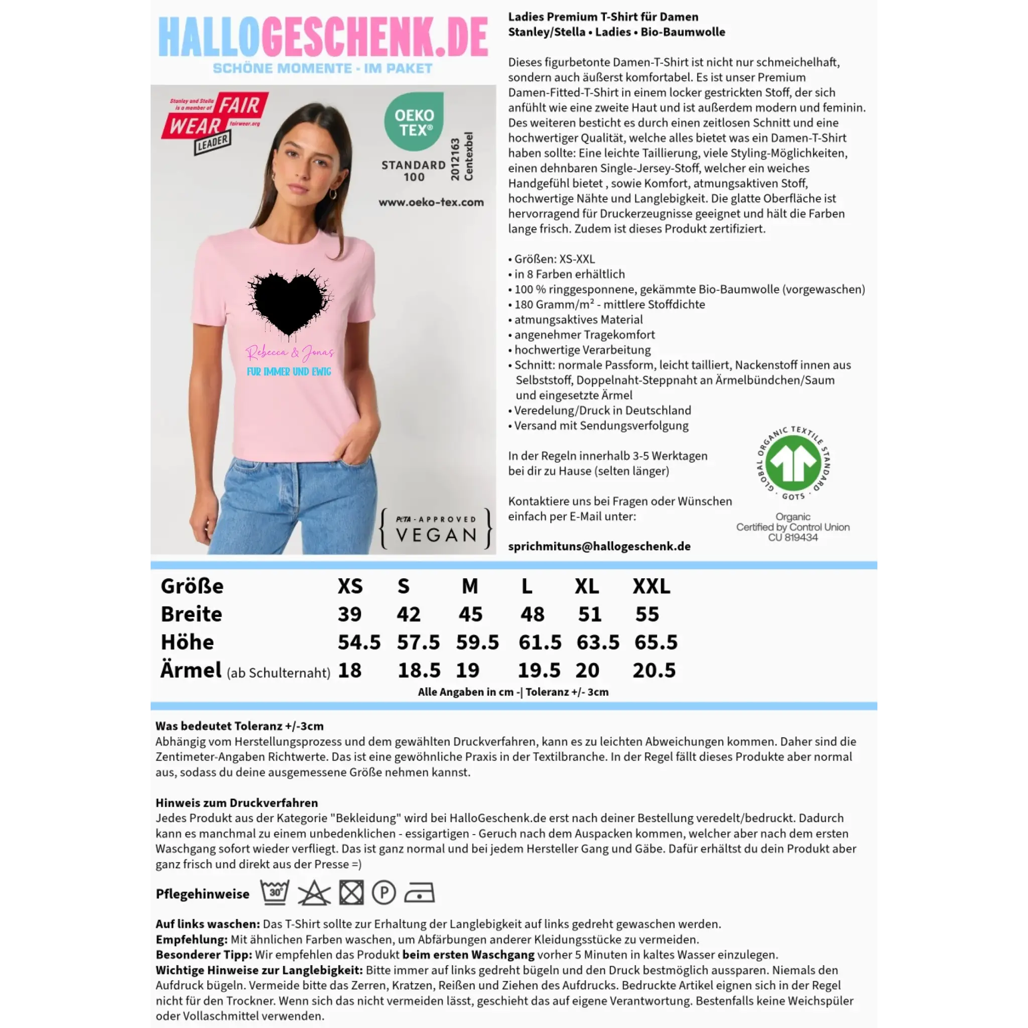 8in1-Fotomotiv: Dein Foto im wilden Herz + Wunschtext • personalisiert • diverse Artikel