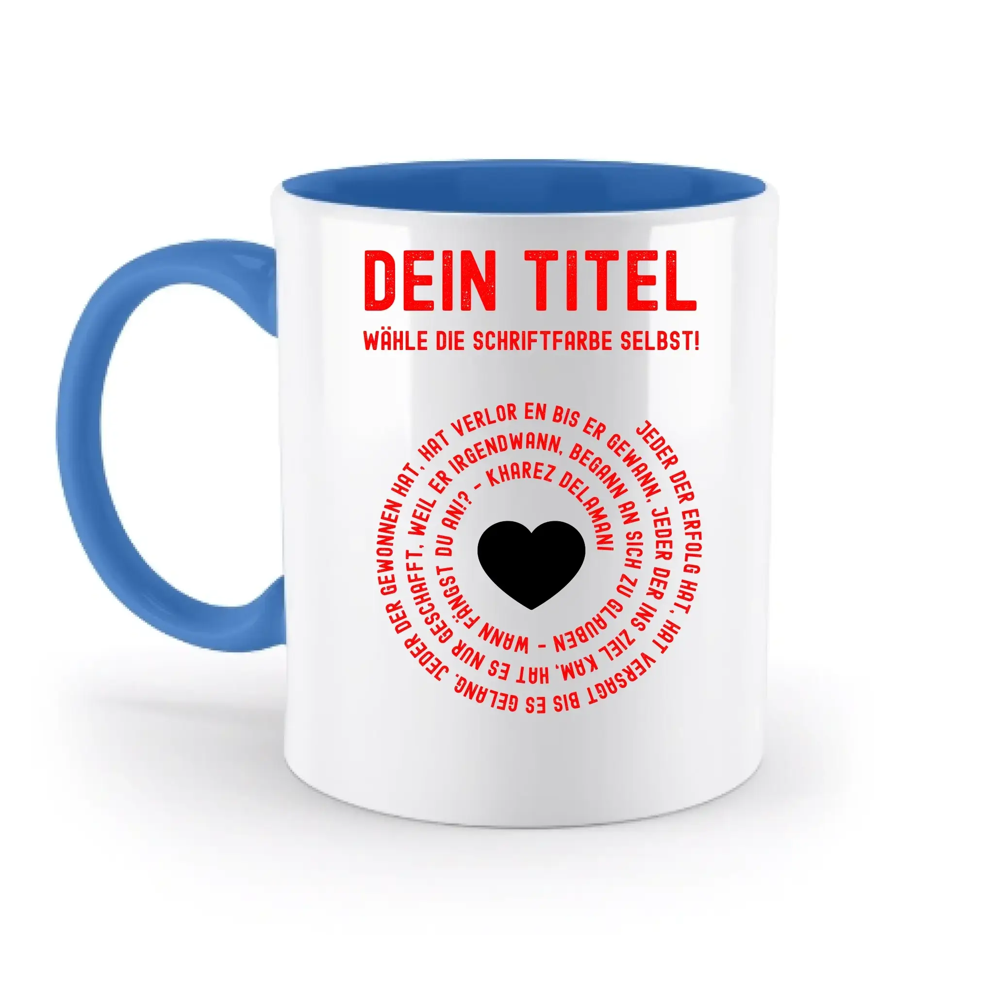 8in1-Kollektion: Dein Text im Kreis • personalisiert • diverse Artikel