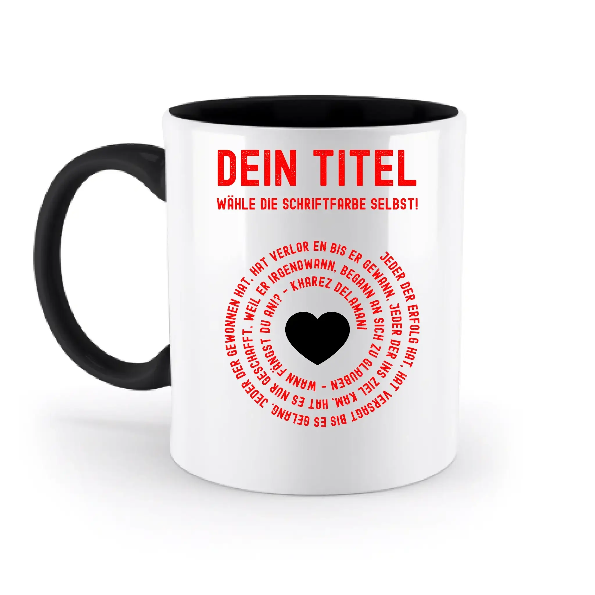 8in1-Kollektion: Dein Text im Kreis • personalisiert • diverse Artikel