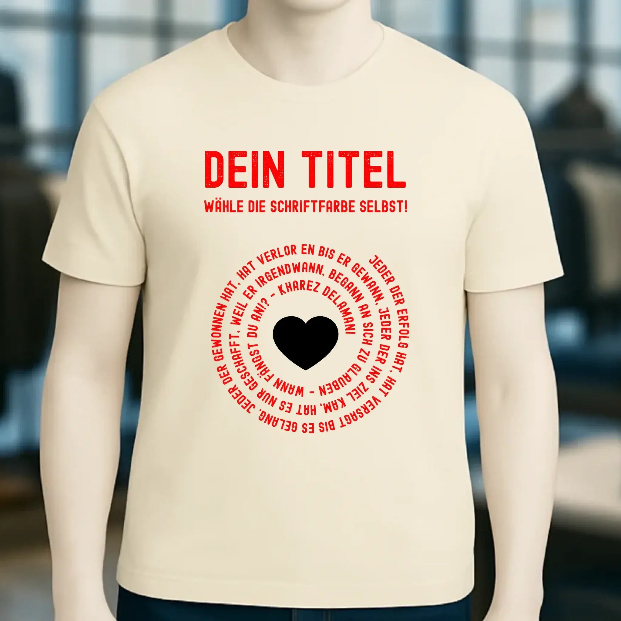 8in1-Kollektion: Dein Text im Kreis • personalisiert • diverse Artikel