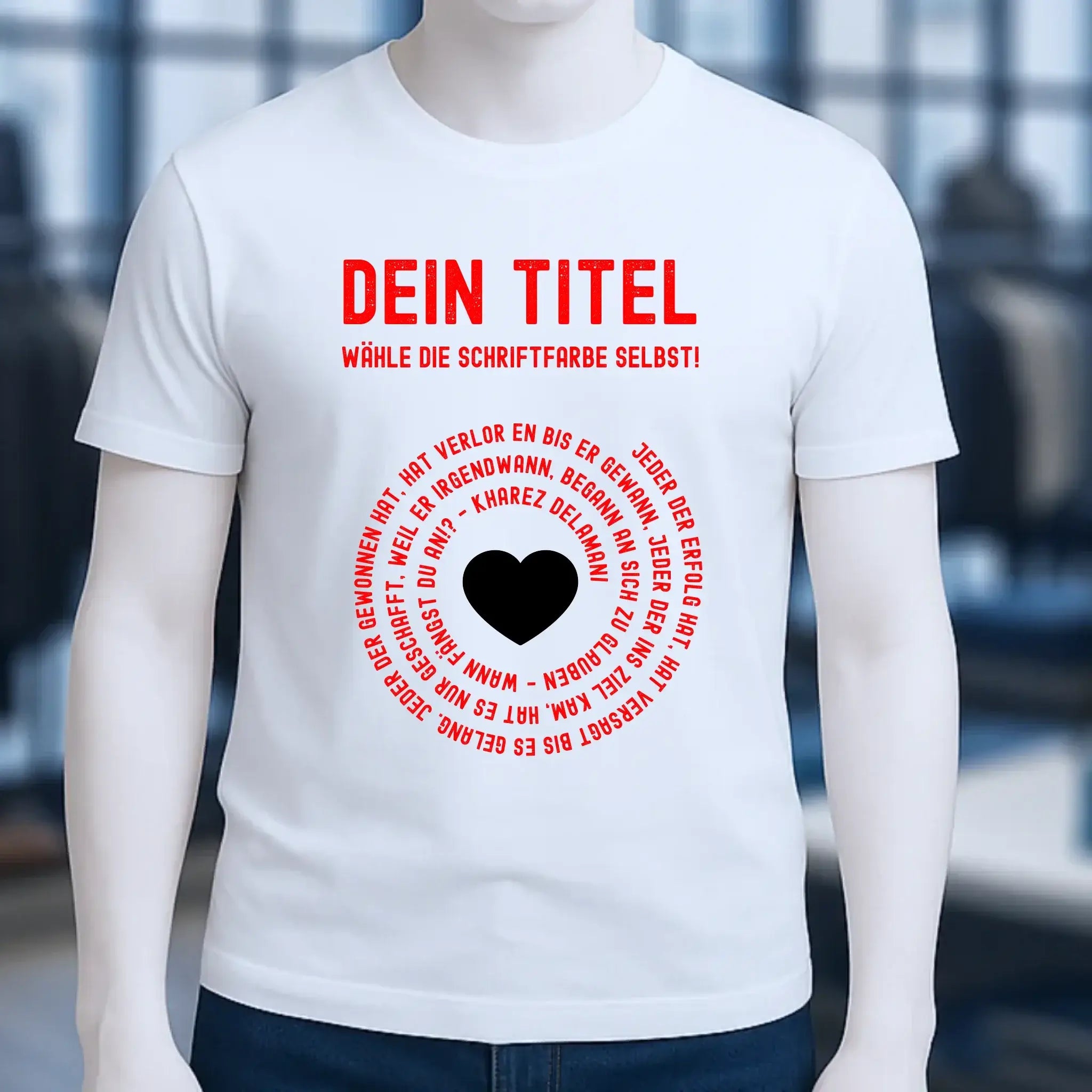 8in1-Kollektion: Dein Text im Kreis • personalisiert • diverse Artikel