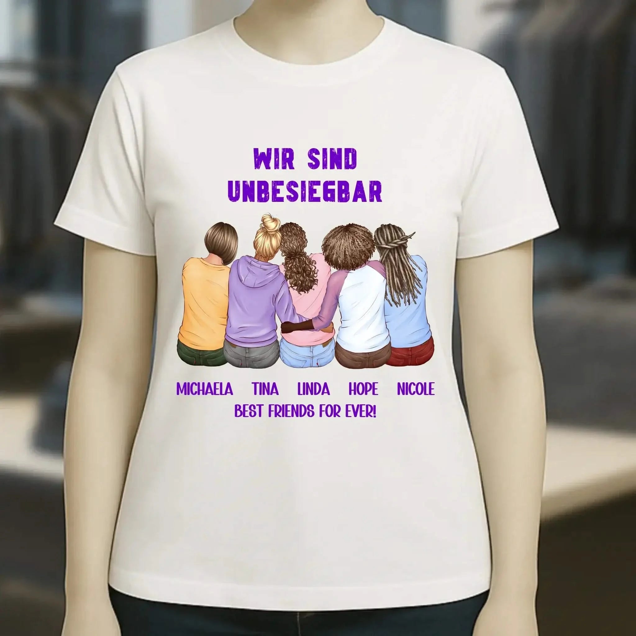 8in1-Kollektion: Gestalte 2-5 Freundinnen + Wunschtext • personalisiert • diverse Artikel