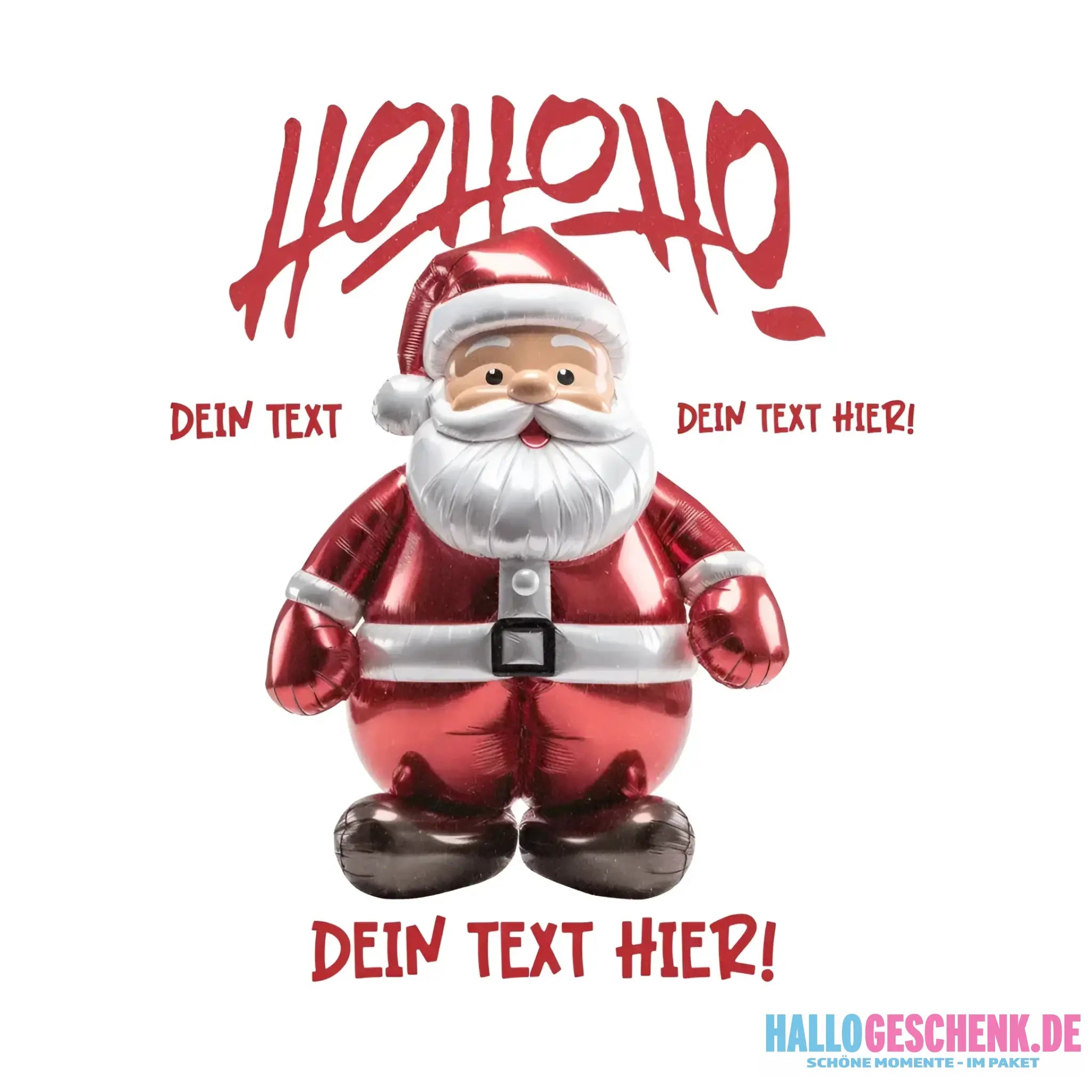 8in1-Kollektion: Ho ho ho Santa X-Mas Weihnachten + Wunschtext • personalisiert • diverse Artikel - ausgestanzter