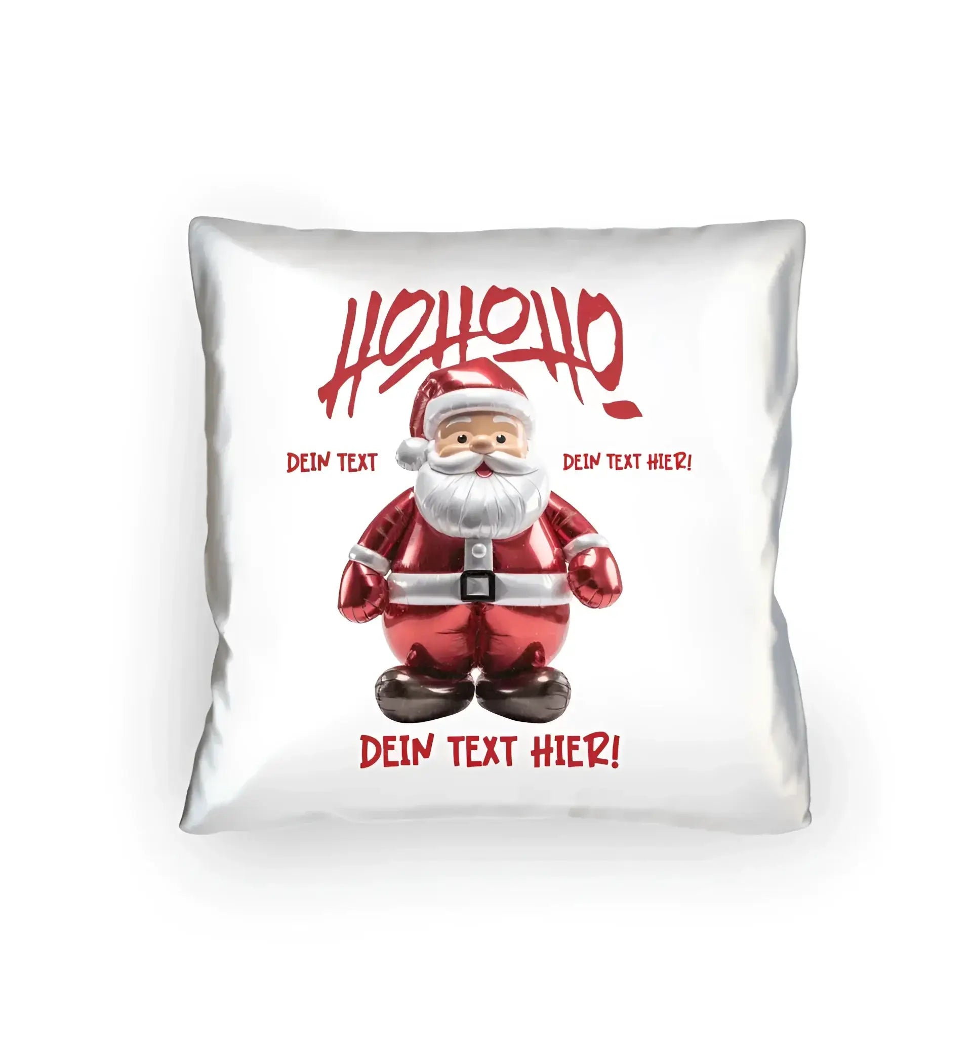 8in1-Kollektion: Ho ho ho Santa X-Mas Weihnachten + Wunschtext • personalisiert • diverse Artikel - Kissen 40x40 cm