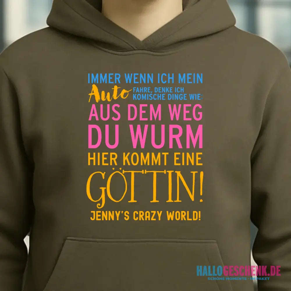 8in1-Kollektion: Immer wenn ich Auto + Wunschtext • Göttin • personalisiert • diverse Artikel