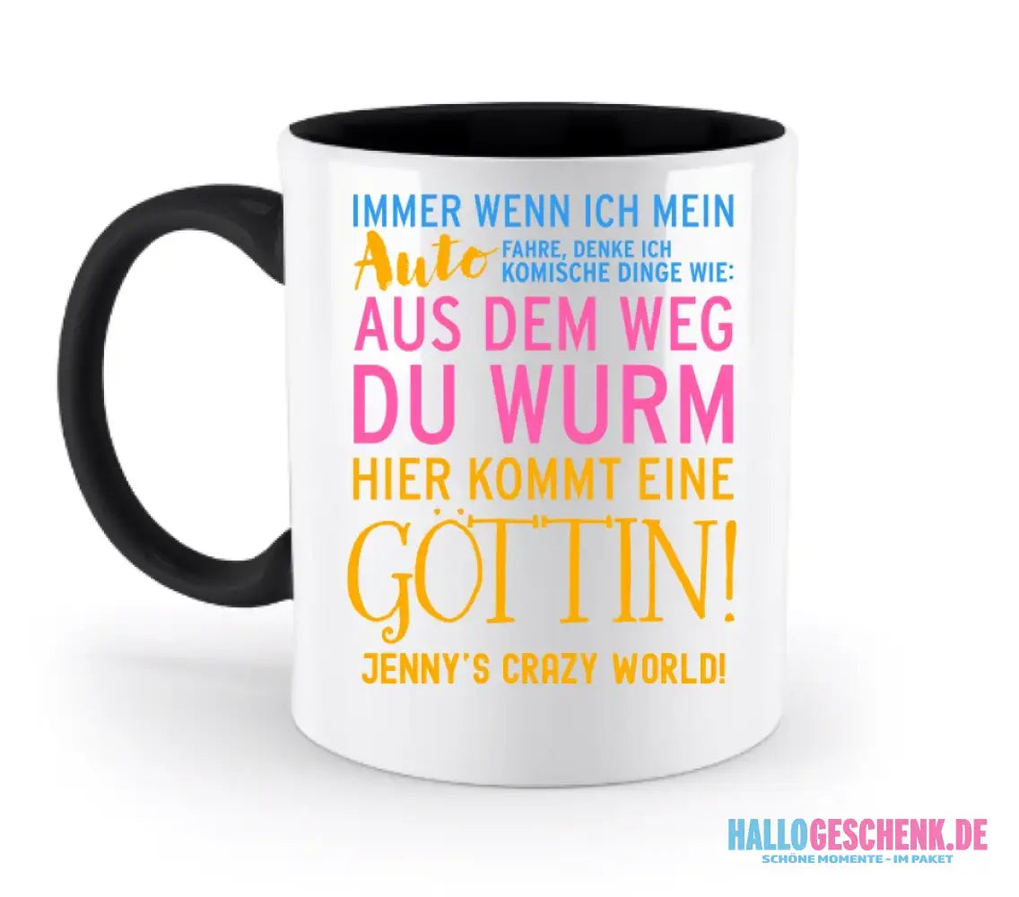8in1-Kollektion: Immer wenn ich Auto + Wunschtext • Göttin • personalisiert • diverse Artikel