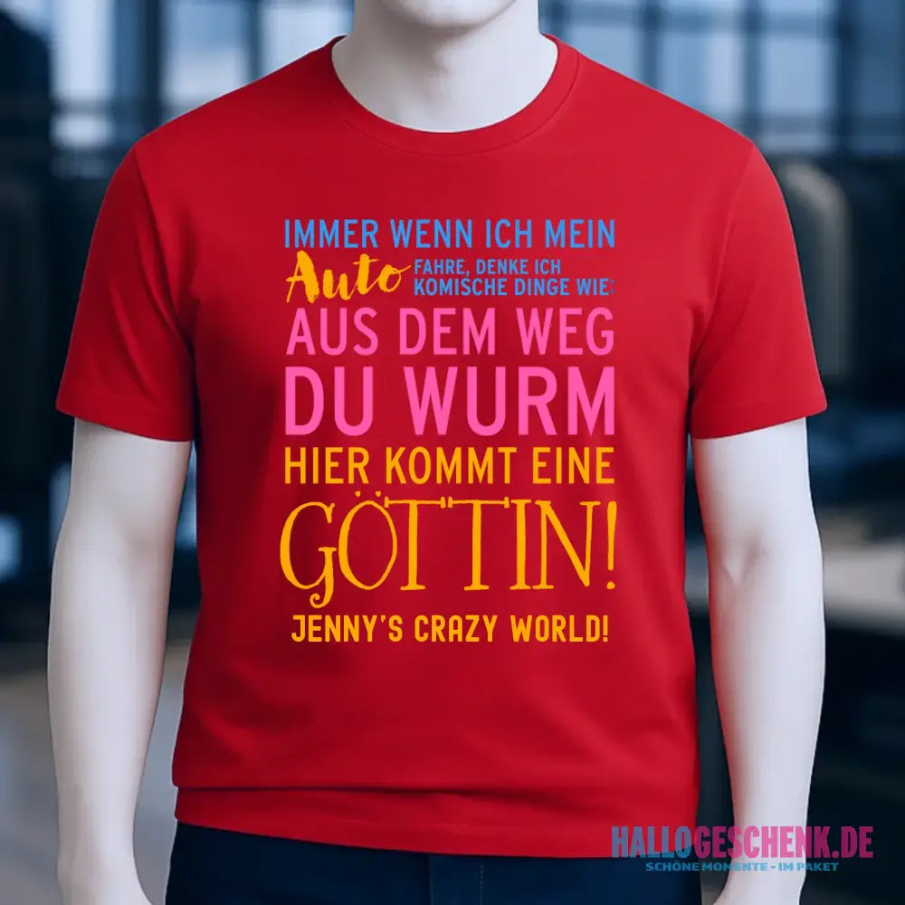 8in1-Kollektion: Immer wenn ich Auto + Wunschtext • Göttin • personalisiert • diverse Artikel