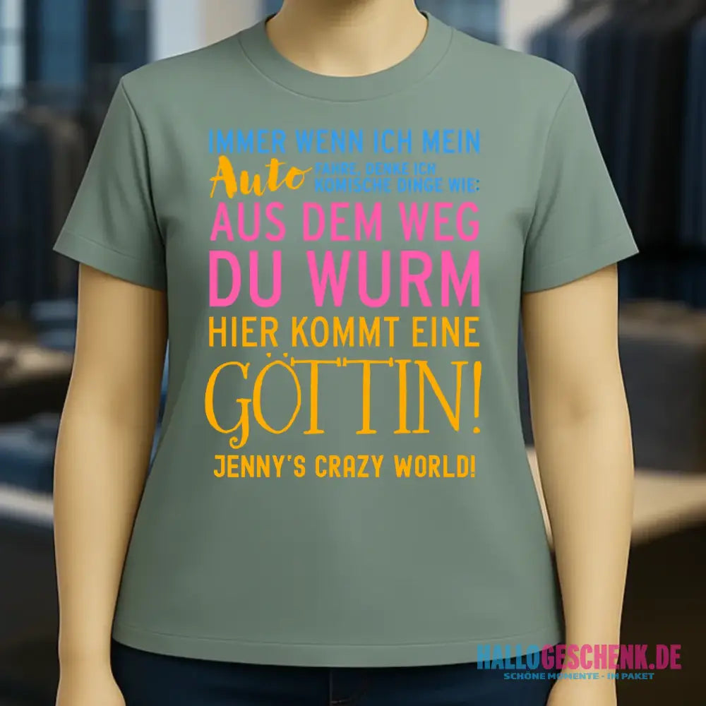 8in1-Kollektion: Immer wenn ich Auto + Wunschtext • Göttin • personalisiert • diverse Artikel