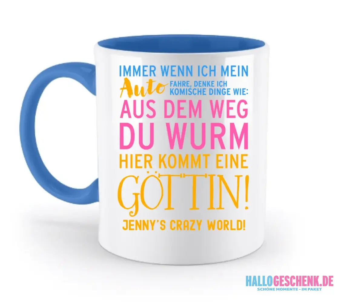 8in1-Kollektion: Immer wenn ich Auto + Wunschtext • Göttin • personalisiert • diverse Artikel