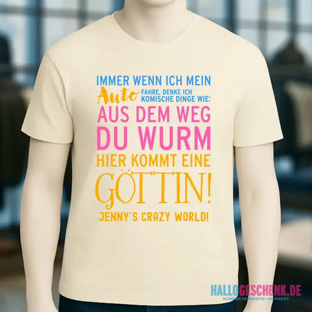 8in1-Kollektion: Immer wenn ich Auto + Wunschtext • Göttin • personalisiert • diverse Artikel