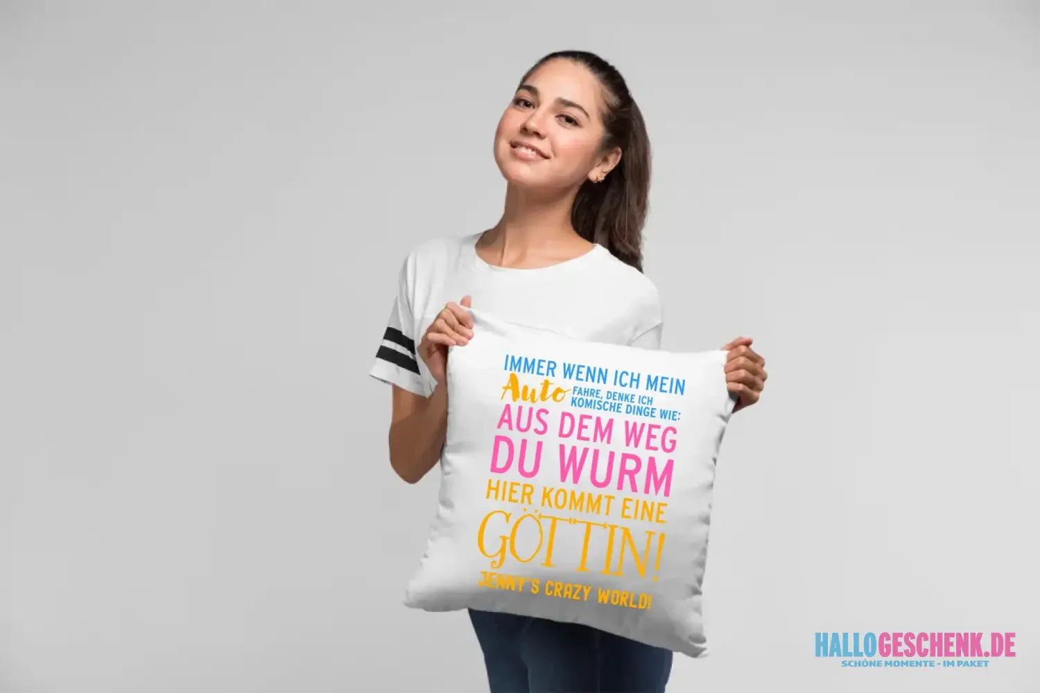 8in1-Kollektion: Immer wenn ich Auto + Wunschtext • Göttin • personalisiert • diverse Artikel