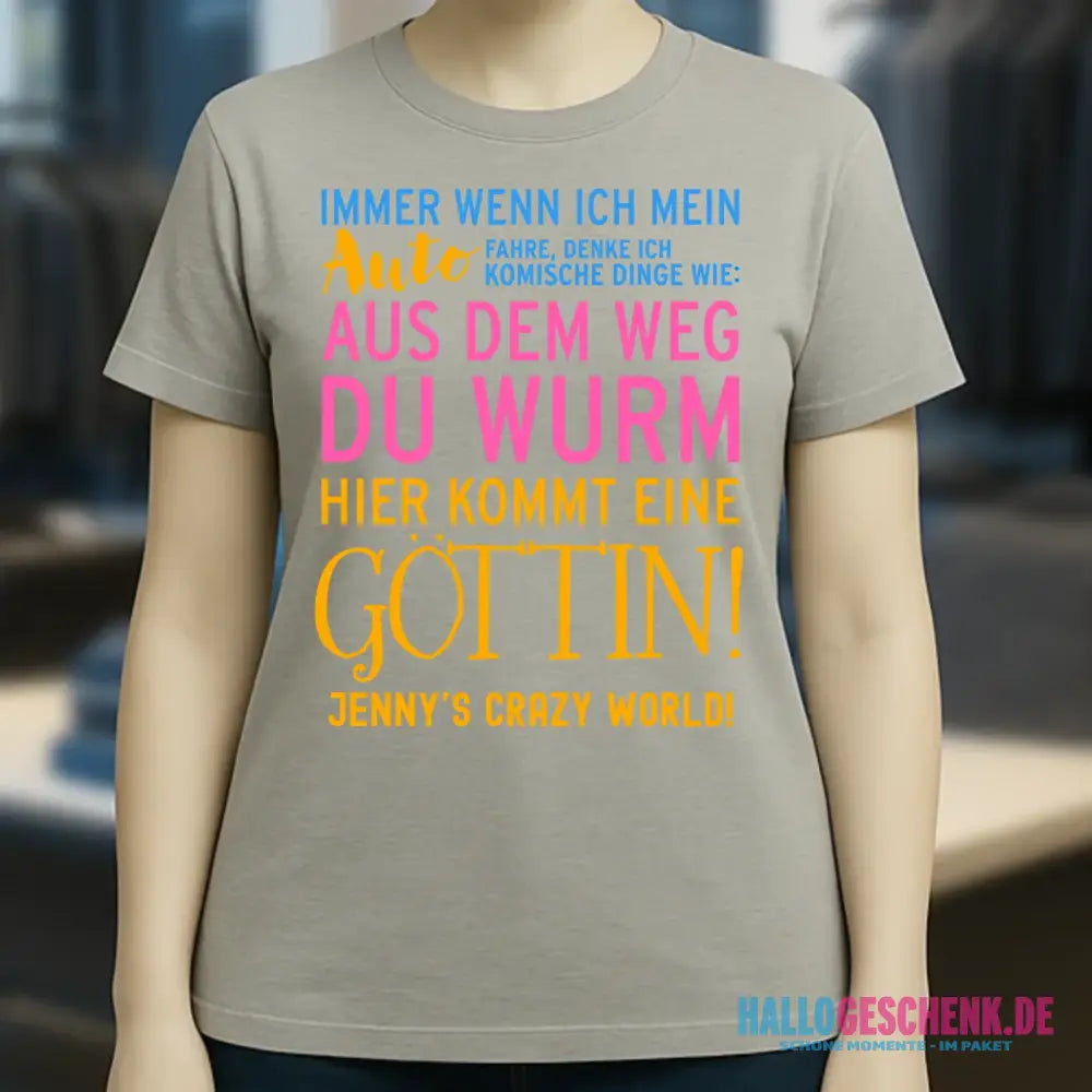 8in1-Kollektion: Immer wenn ich Auto + Wunschtext • Göttin • personalisiert • diverse Artikel