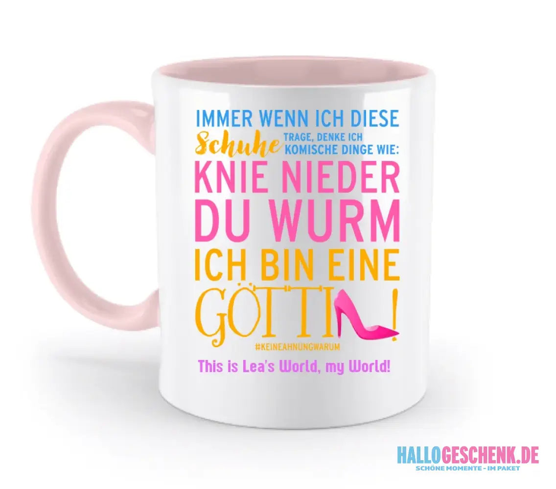 8in1-Kollektion: Immer wenn ich Schuhe + Wunschtext • 4 Motive weiß/Bunt wählbar • Göttin • personalisiert • diverse