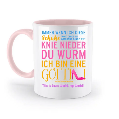 8in1-Kollektion: Immer wenn ich Schuhe + Wunschtext • 4 Motive weiß/Bunt wählbar • Göttin • personalisiert • diverse