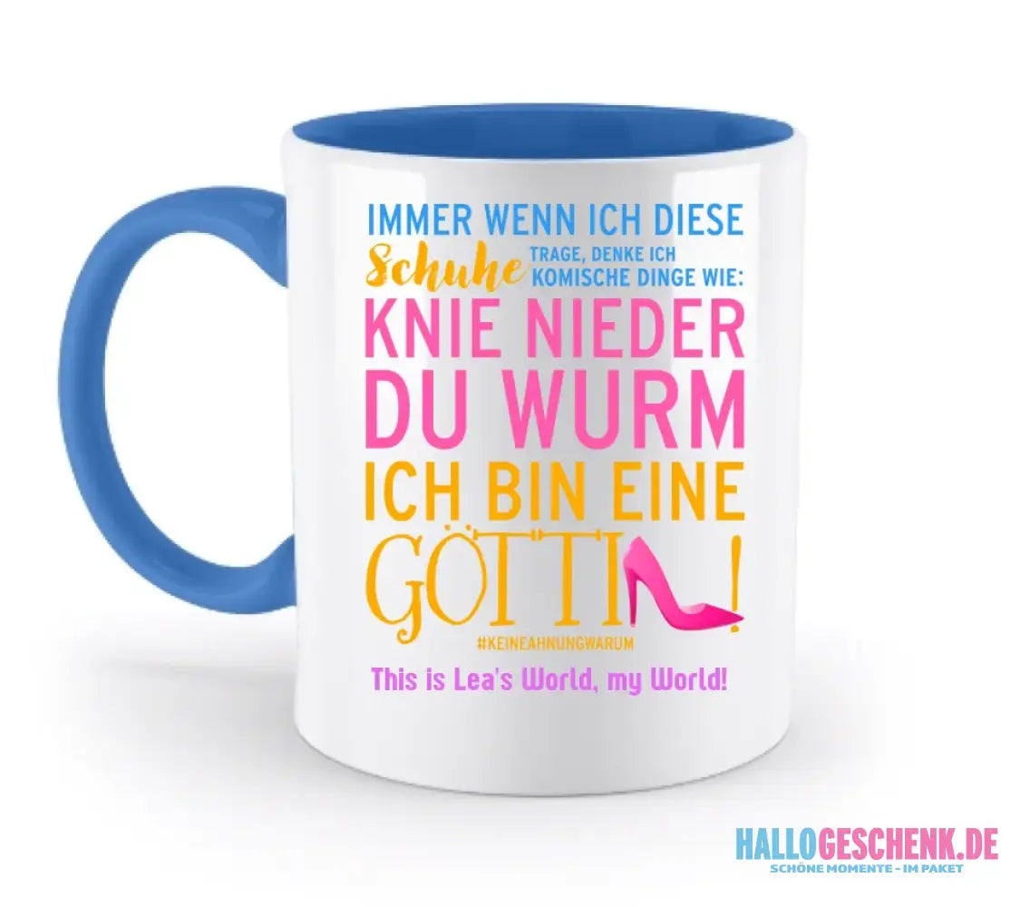 8in1-Kollektion: Immer wenn ich Schuhe + Wunschtext • 4 Motive weiß/Bunt wählbar • Göttin • personalisiert • diverse