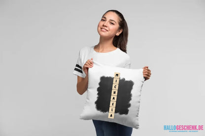 pillow-mockup-of-a-woman-at-a-studio-23674